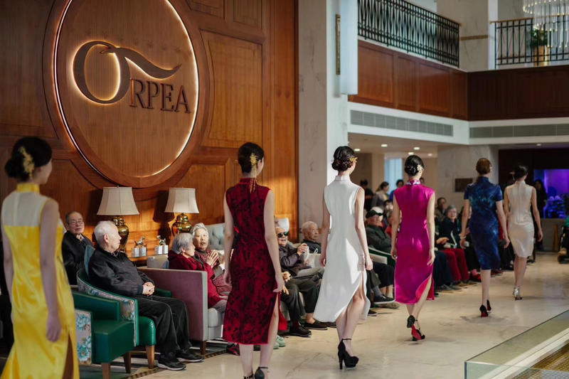 A Qipao fashion show at Orpea China, image 1 of 4