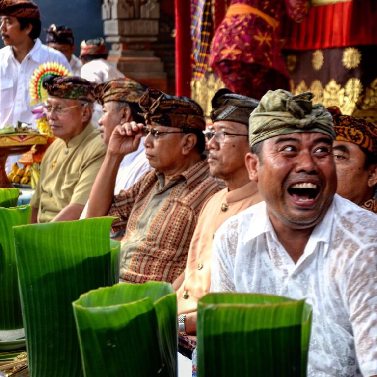 Balinese banquet, at a tooth-filing ceremony
