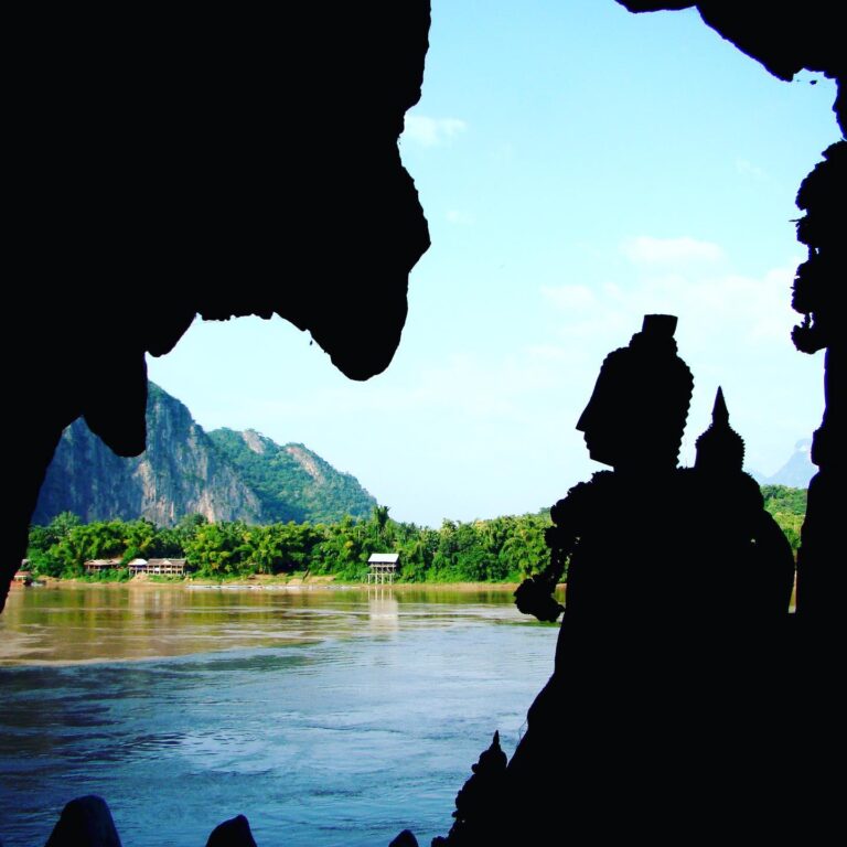 Buddhist grottoes, luangprabang, Laos