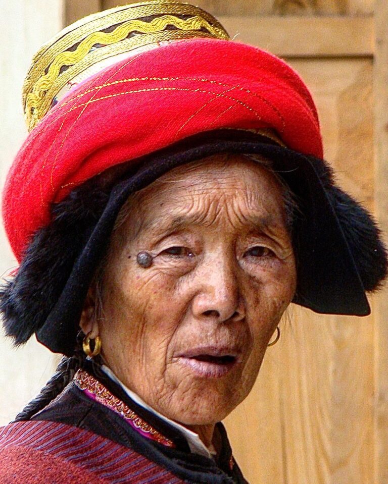 Tibetan woman from Shangri-La (formerly known as Zhongdian), in the Yunnan part that corresponds to the Kham…
