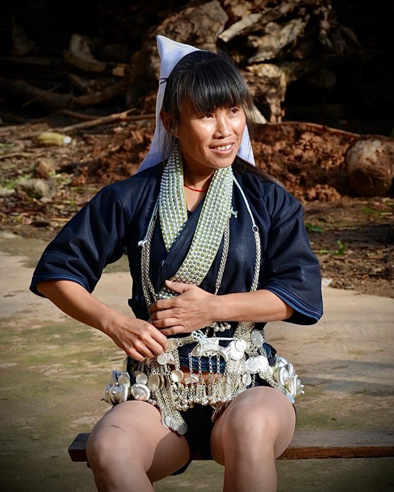 The outfit worn by Hani Yiche women is partly responsible for a belief in China that some ethnic minorities…, image 1