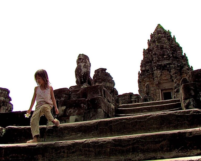 The young girl and the flower, image 1