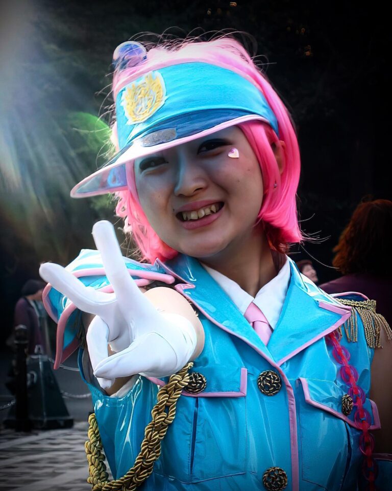 Manga Cosplay on a Sunday morning in Harajuku, Tokyo, Japan