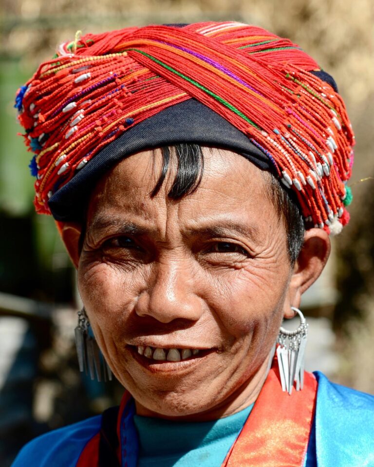 De’ang woman from another tribe, at the same Ganba ceremony, image 1