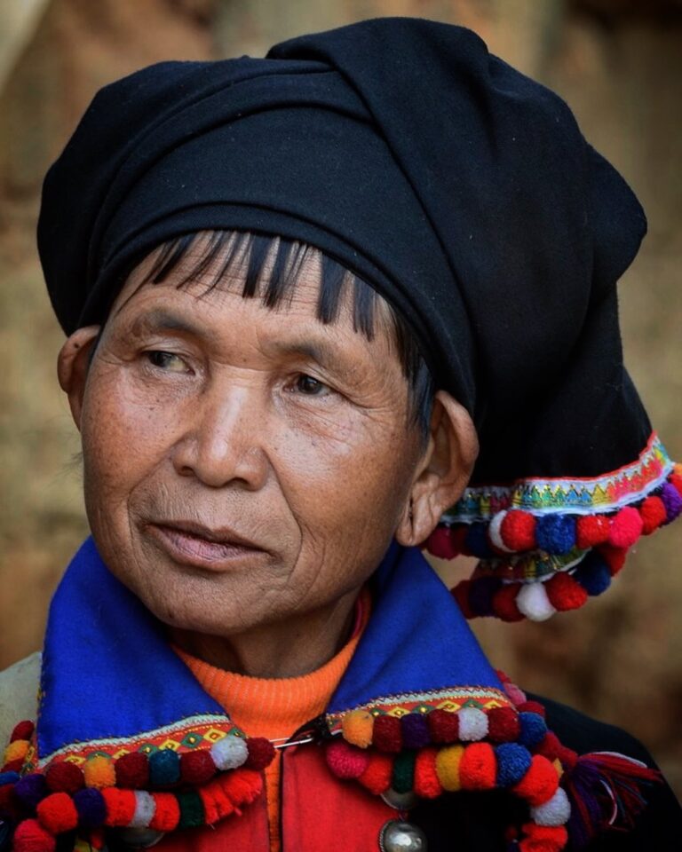 De’ang woman, at the Ganba ceremony
