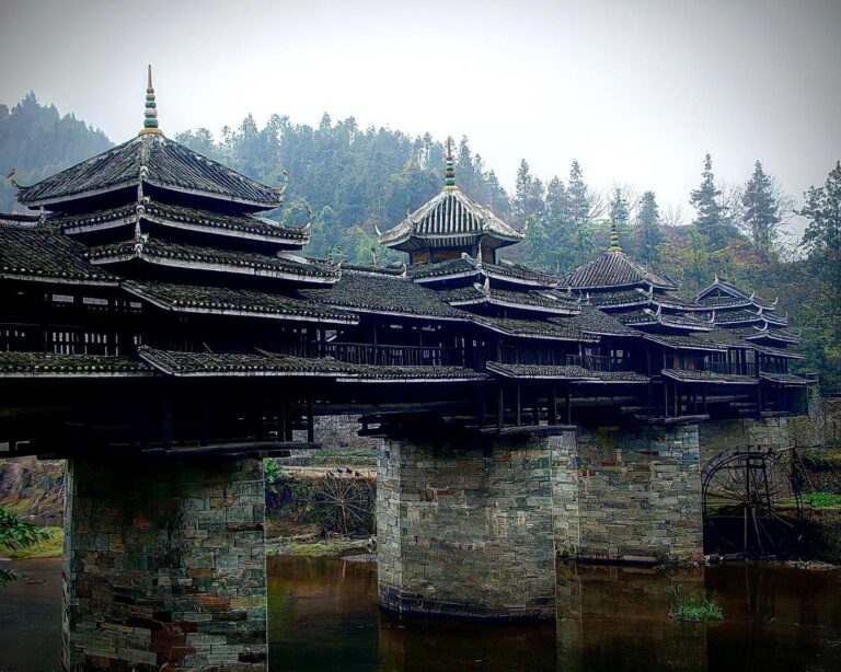 Wind and Rain bridge, from the Dong ethnic minority, image 1