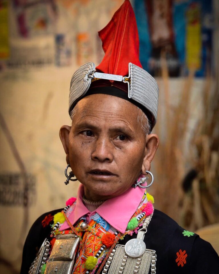 Woman from the “Red-headed” branch of the Yao ethnic minority