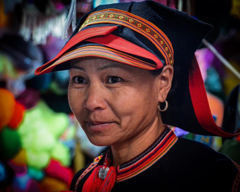 Woman from the “Sa” branch of the Yao ethnic minority