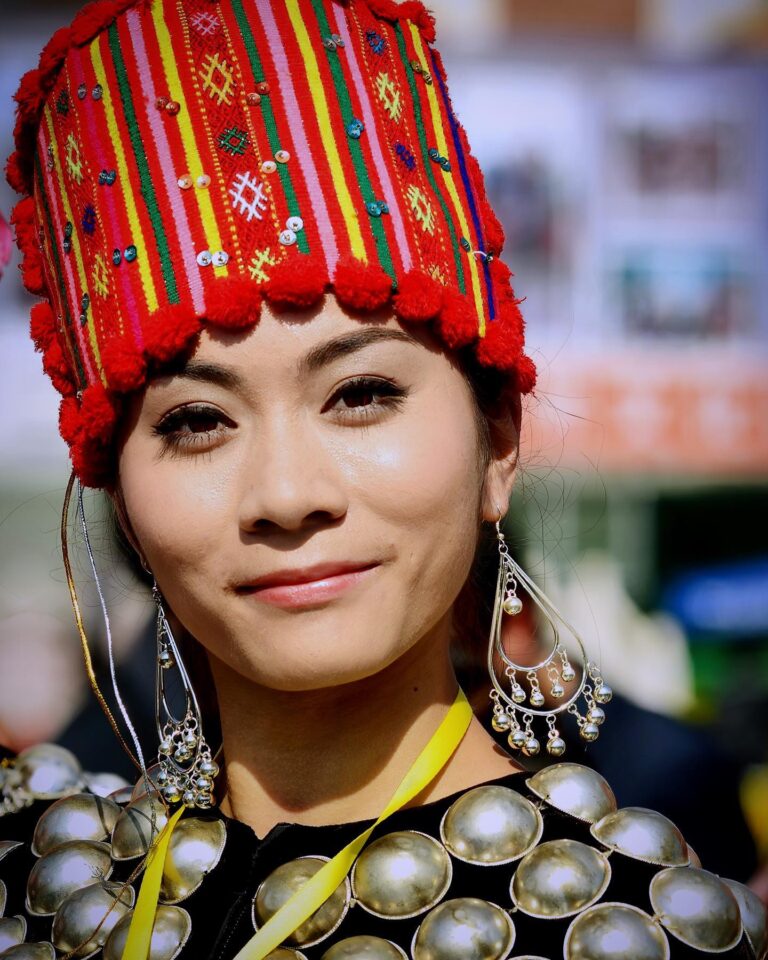 Jingpo young woman attending the Munao celebration
