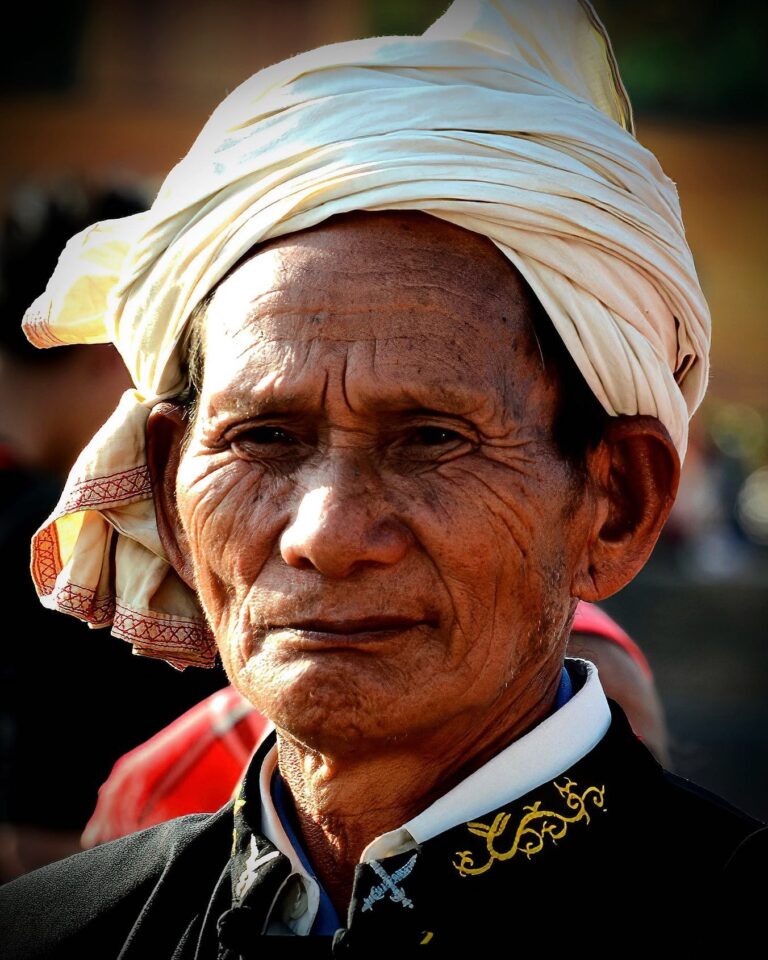 Jingpo man attending the Munao celebration