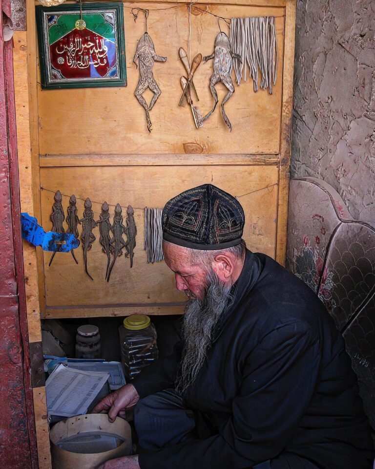 Uyghur healer from the streets of Kashgar Old Town