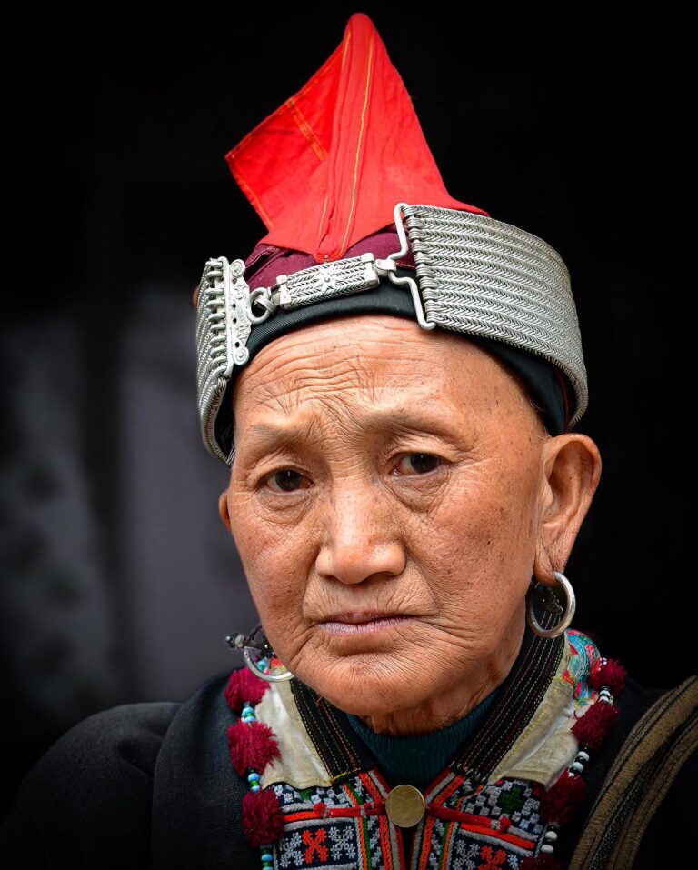 Woman from the “Red-headed” branch of the Yao ethnic minority