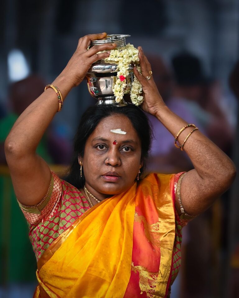 Wisdom, cuteness and beauty for this last series of Previously unpublished photographs of Thaipusam in Singapore, image 1