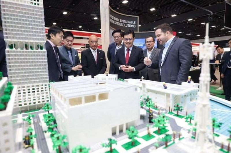 On The Straits Times cover, discussing the city of the future, image 2 of 4
