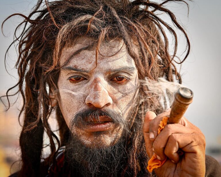 One of Varanasi’s many Sadhus