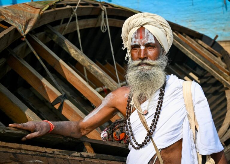 One of Varanasi’s many Sadhus