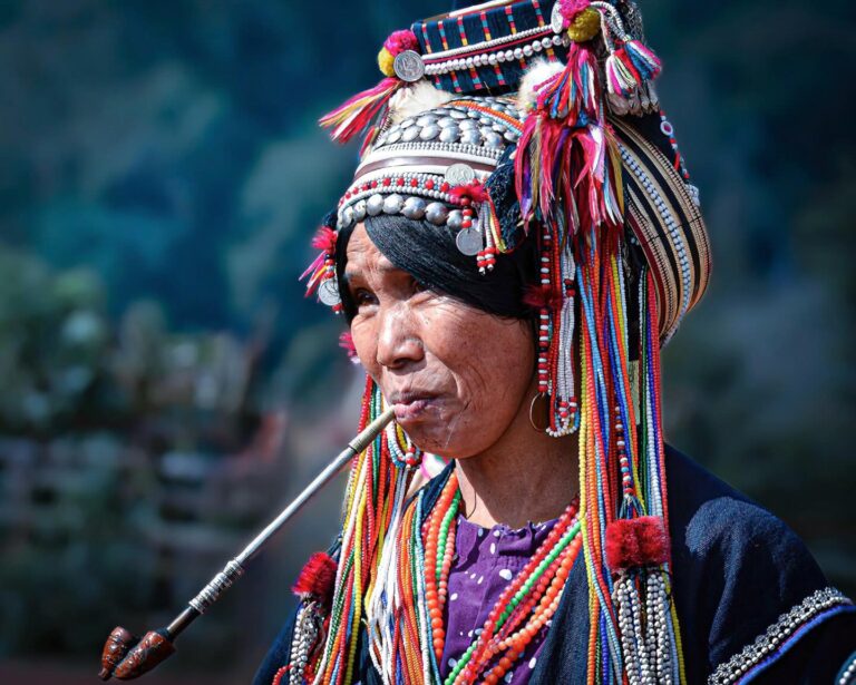 Probably my last series of previously unpublished portraits of the women from the “sharp-headed” Akha tribe…