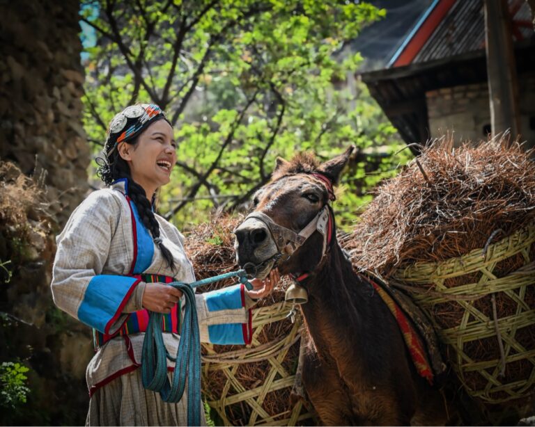 Until only a few years ago, the only way to reach the Naxi village of Eya was on foot or with donkeys